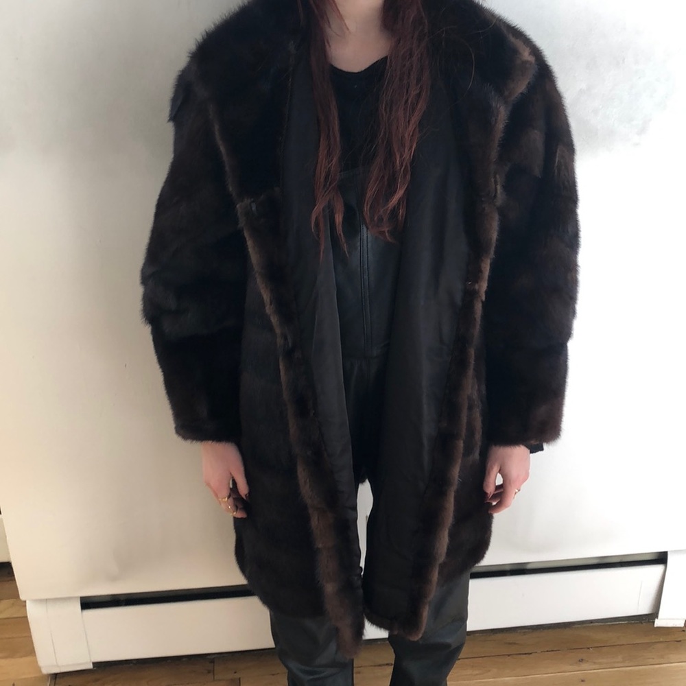 Brown Vintage Mink Coat